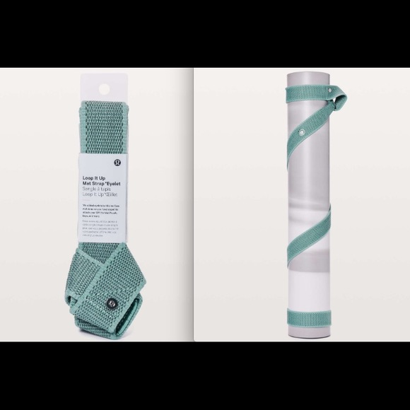 lululemon athletica Accessories - Lululemon Loop It Up Mat Strap *Eyelet Sea Steel